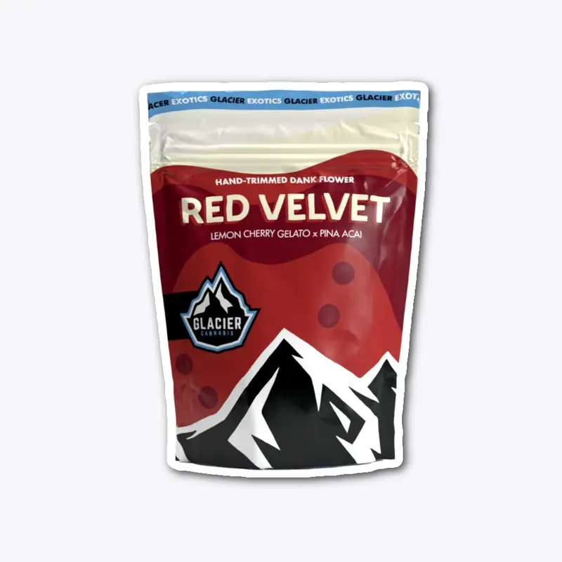 Red Velvet 8th Prepack Mylar Bag Sticker