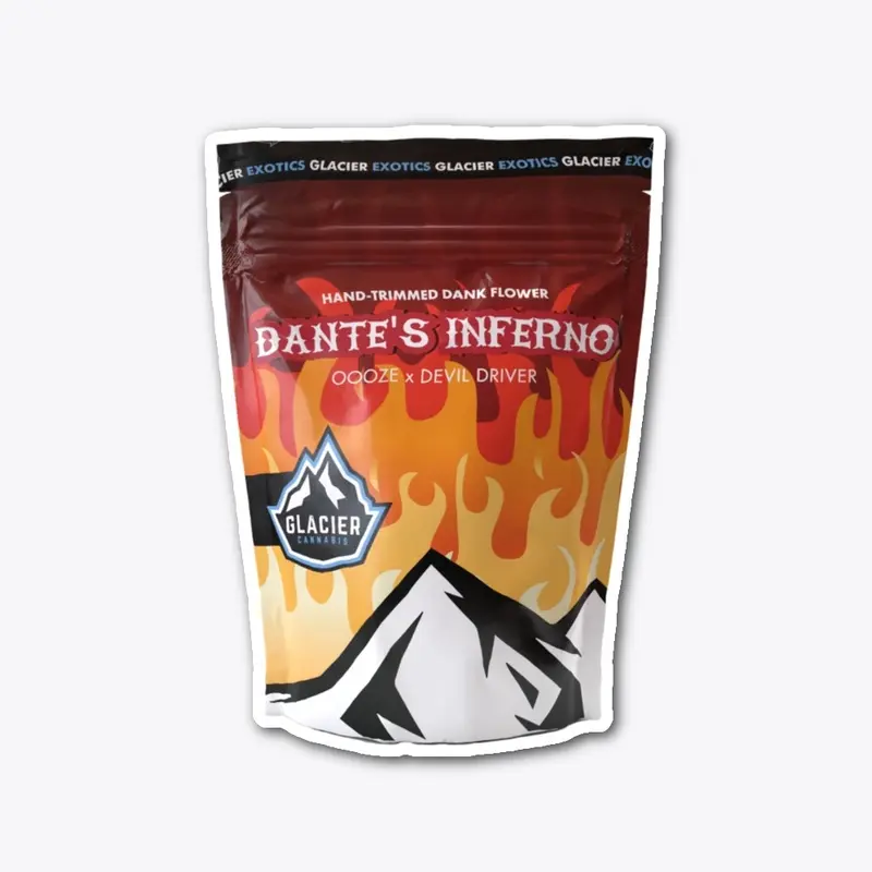 Dante's Inferno 8th Prepack Bag Sticker